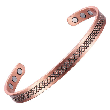 Slánú Neart Net Copper Magnetic Bangle for Men