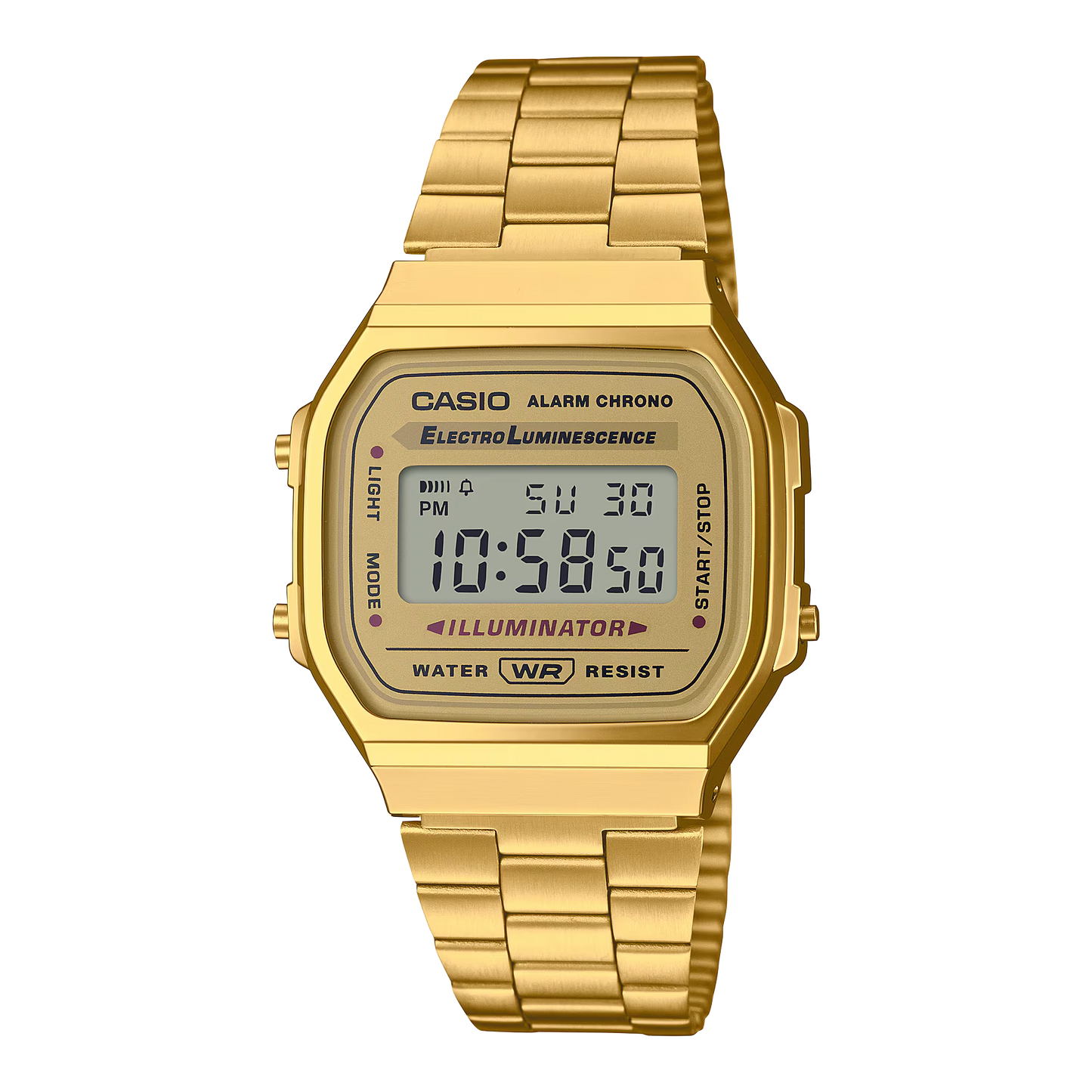 Casio Vintage A168WG-9 Gold Digital Watch