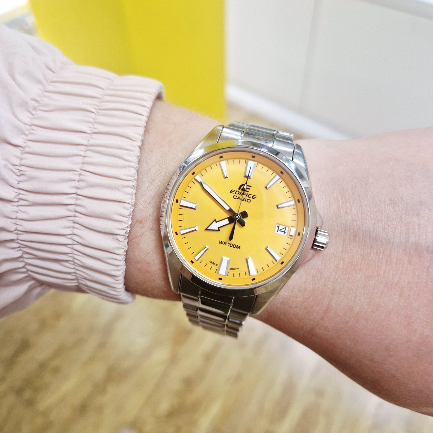 Casio Edifice EFV-100D-9AV on wrist buy in ireland