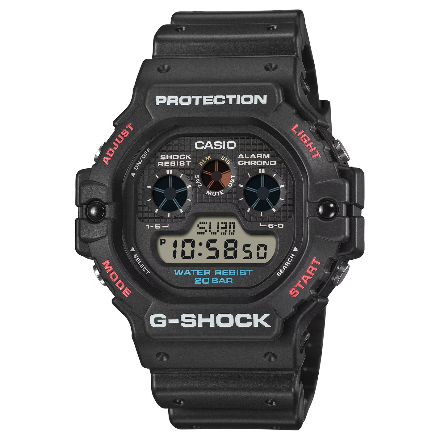 Casio G-Shock DW-5900U-1ER Retro Digital Watch – Black Ireland
