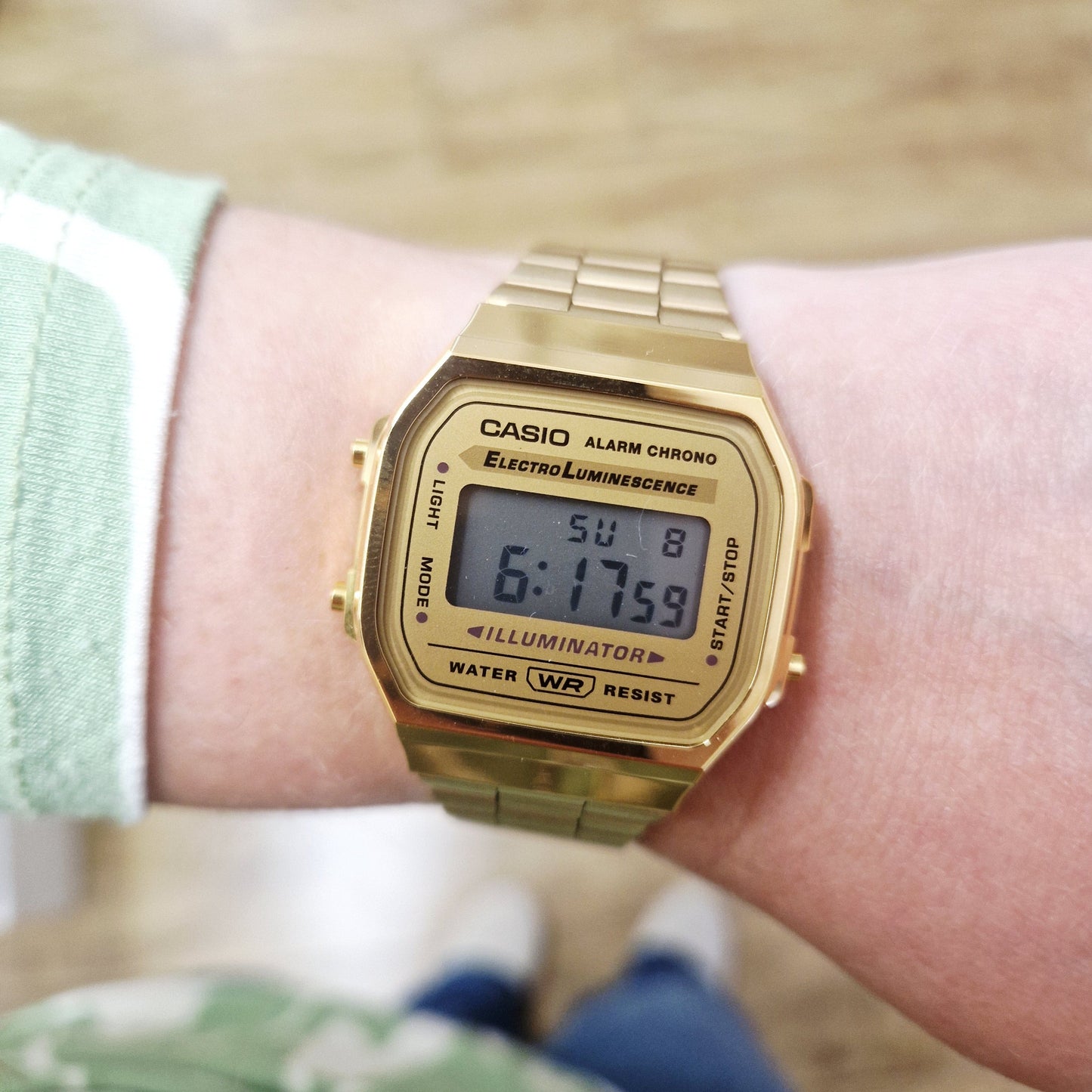 Casio Vintage A168WG-9 Gold Digital Watch buy in ireland