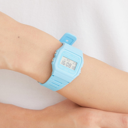 Casio F-91WC-2AEF Unisex Retro Digital Watch - Blue