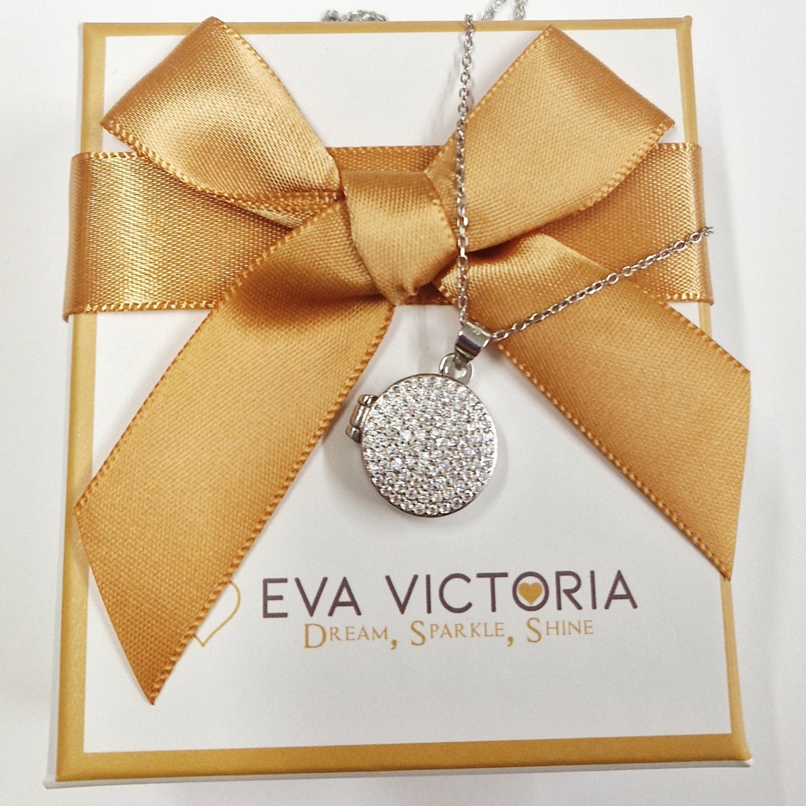 Customisable Silver Locket with Photo Printing and Engraving Option