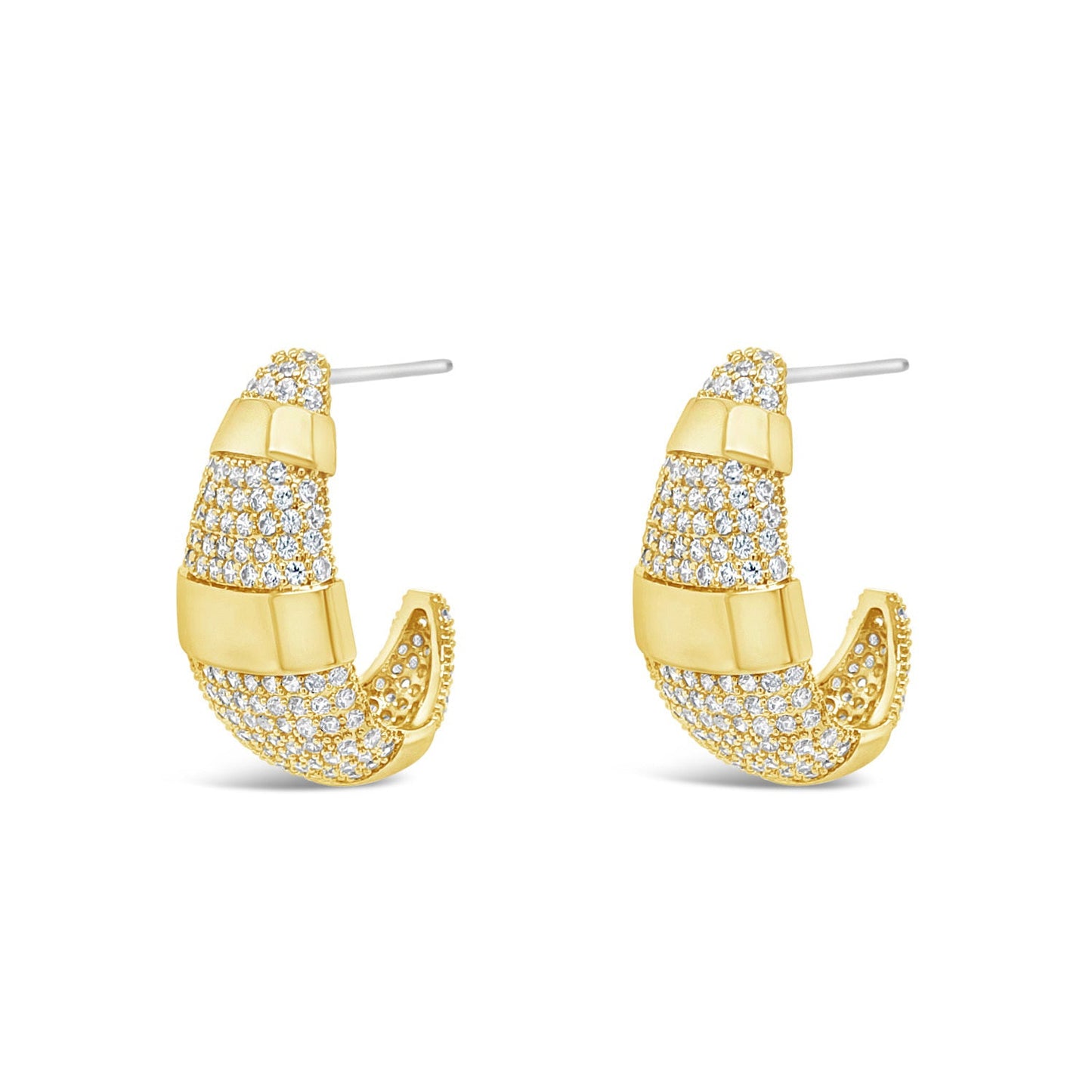 Absolute Jewellery Statement Gold Chunky Hoop Earrings - Eva Victoria in Ireland