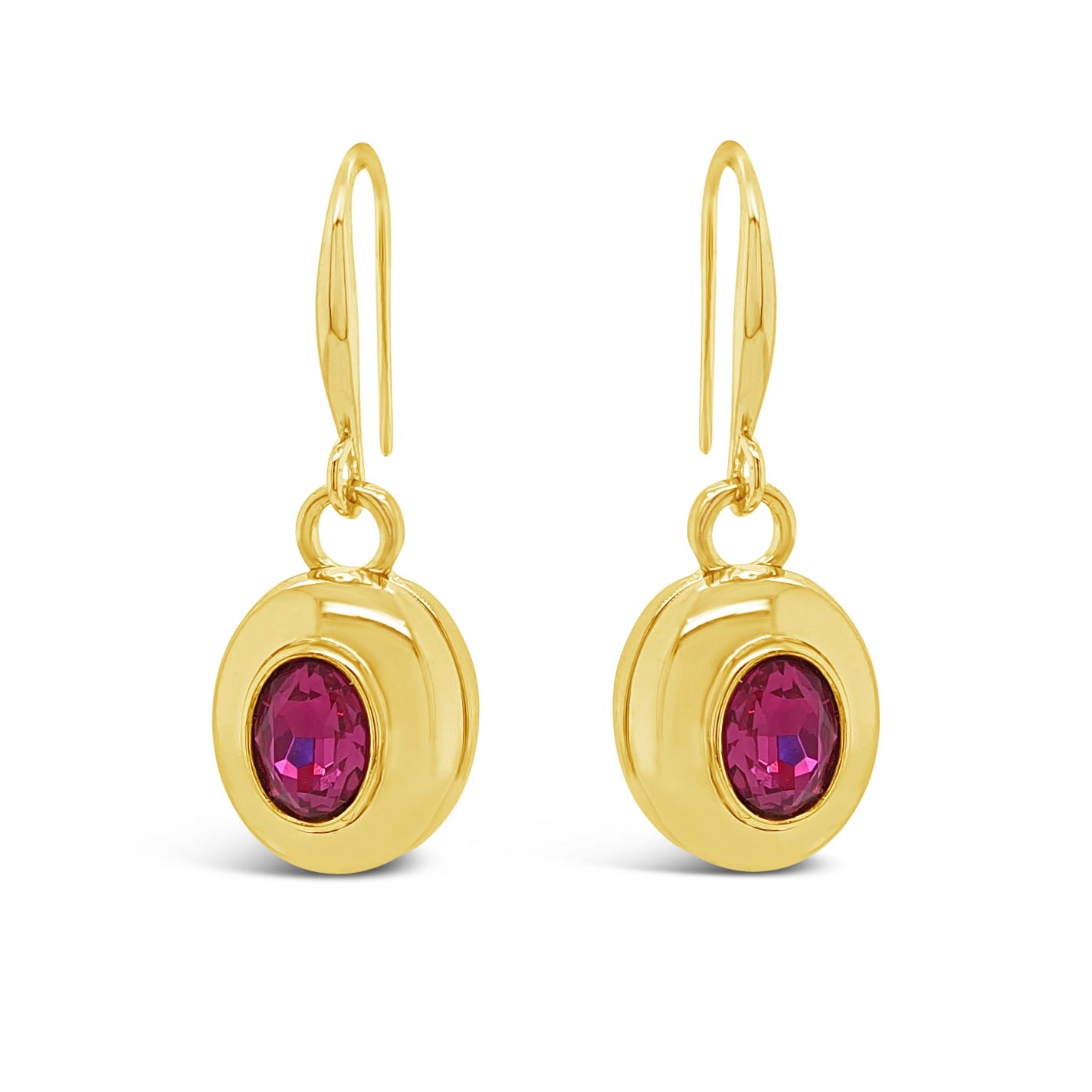 fuchsia gold drop earrings for women ireland