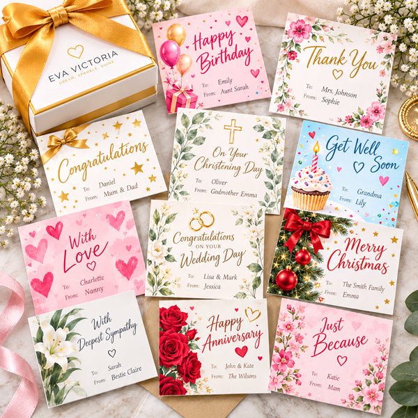 Eva Victoria greeting card