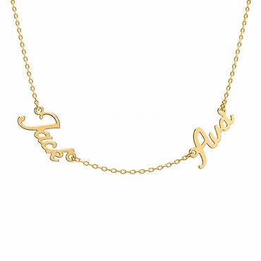 Eva Victoria 9ct Gold Names Necklace