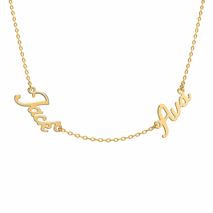 Eva Victoria 9ct Gold Names Necklace