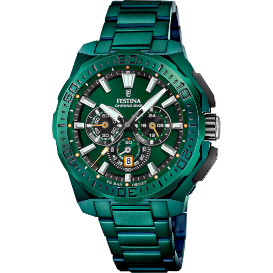 Festina Chrono Bike Special Edition F20730/1 Chronograph Green Watch for Men in ireland