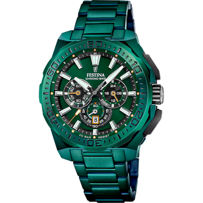 Festina Chrono Bike Special Edition F20730/1 Chronograph Green Watch for Men in ireland