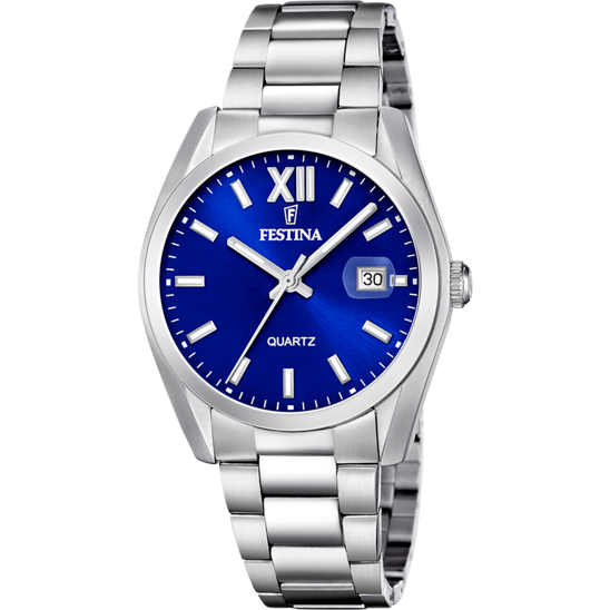 Festina F20707/4 Blue Dial Stainless Steel Men's Watch in ireland