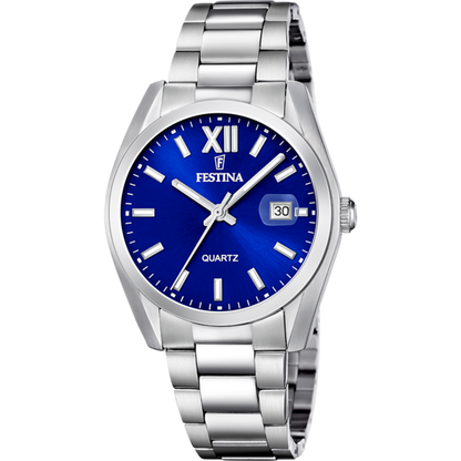 Festina F20707/4 Blue Dial Stainless Steel Men's Watch in ireland