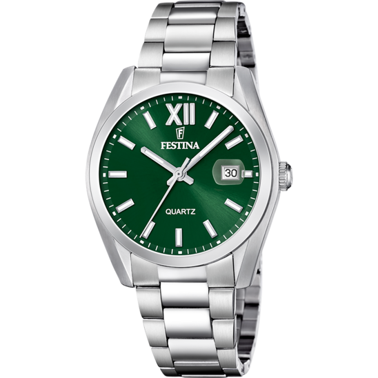 Festina F20707/8 Green Dial Stainless Steel Men's Watch in ireland