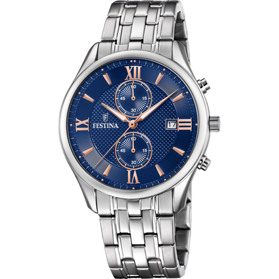 Festina F6854/6 Blue Chronograph Man Watch in ireland