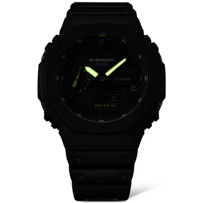 Casio G-Shock GA-2100-1A3ER Utility Black CasiOak Watch
