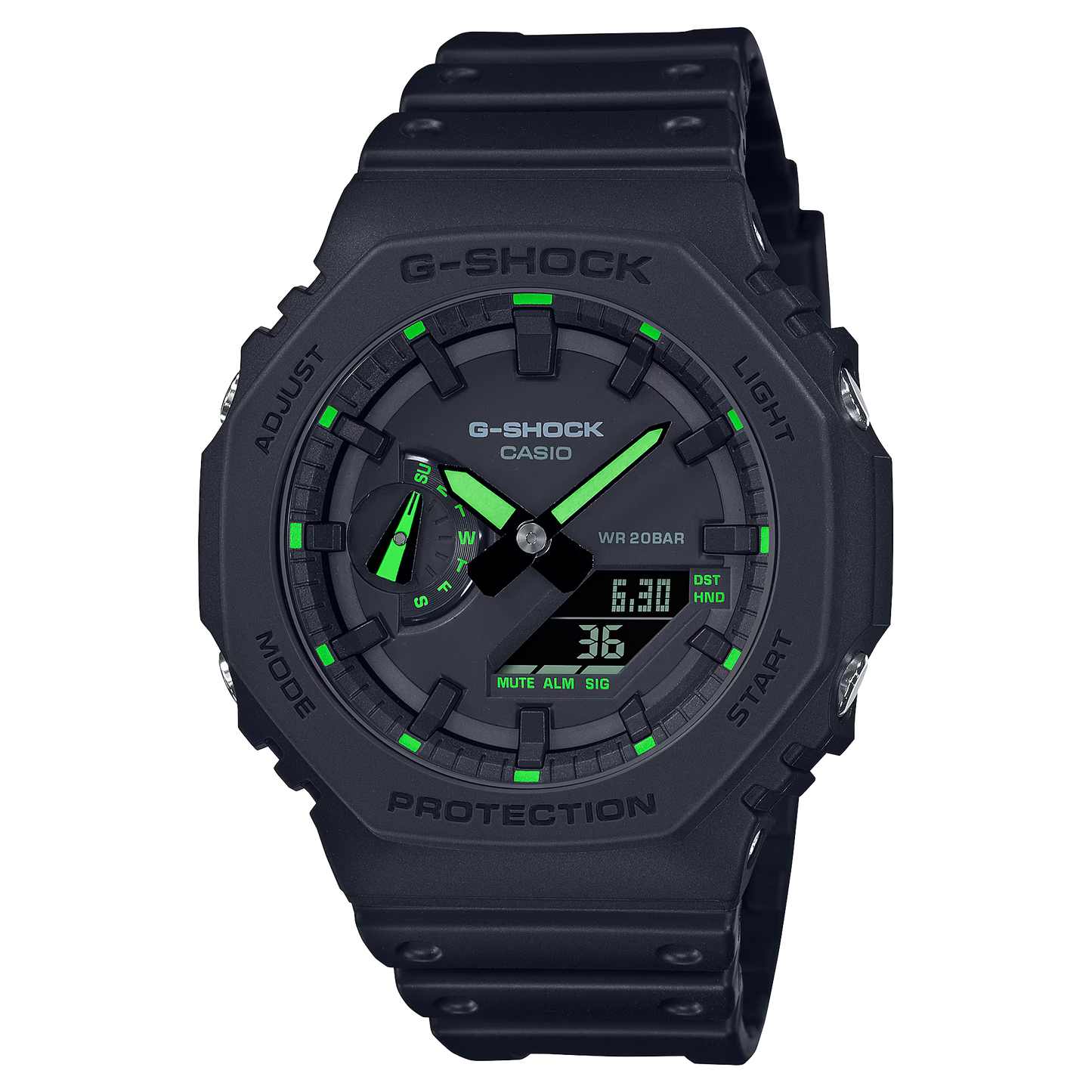 Casio G-Shock GA-2100-1A3ER Utility Black CasiOak Watch