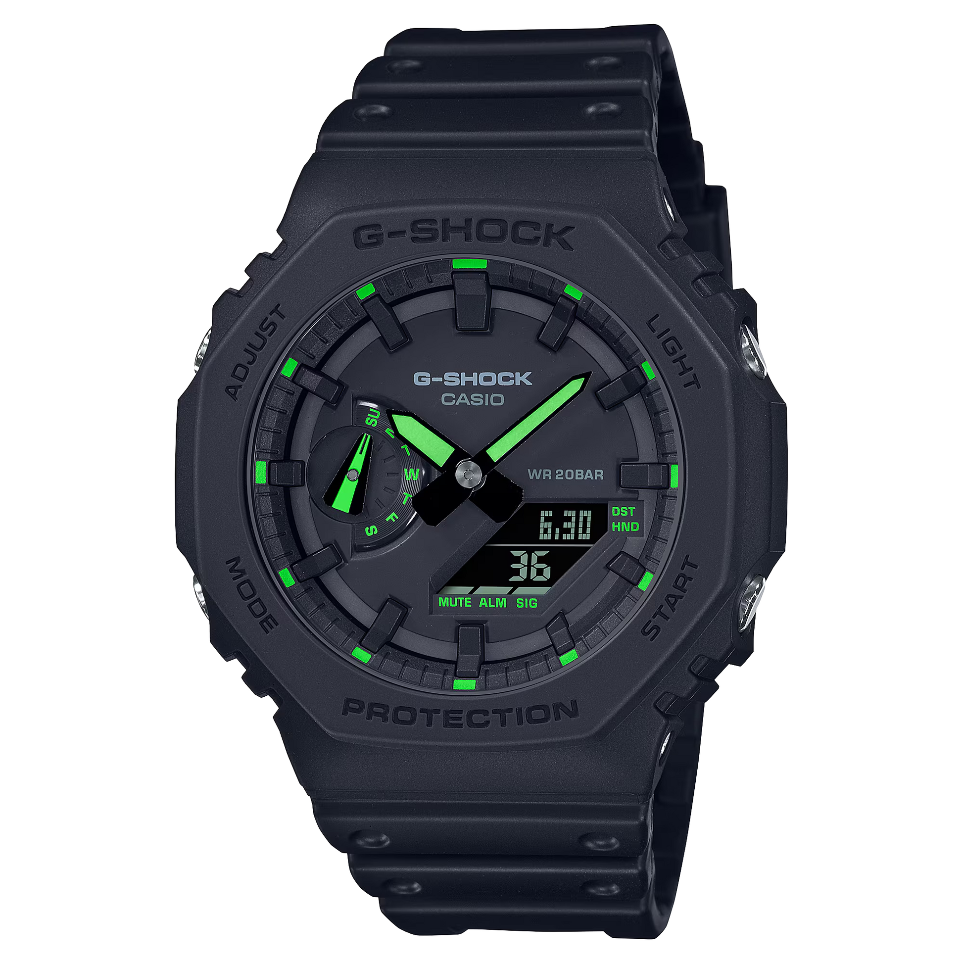Casio G-Shock GA-2100-1A3ER Utility Black CasiOak Watch