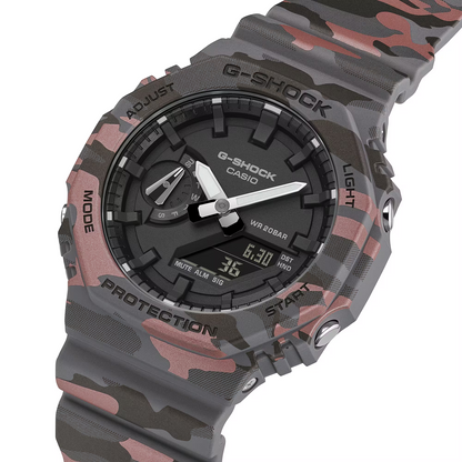 Casio G-Shock GA-2100CM-8AER Camouflage Carbon Core Watch