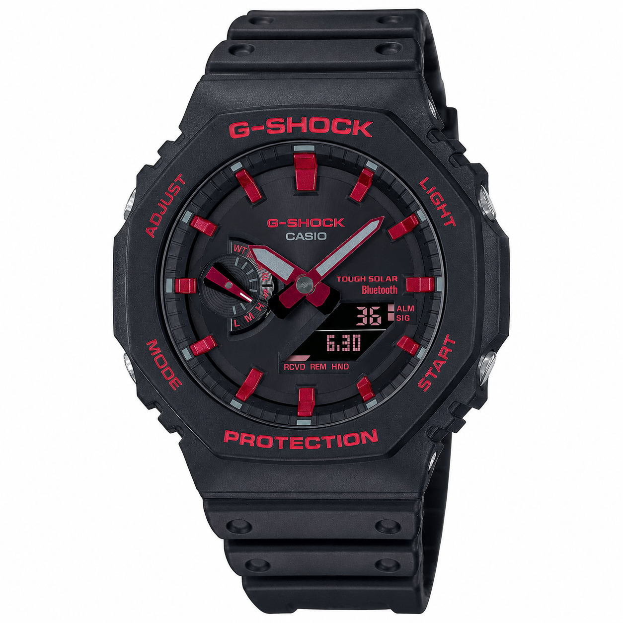 Casio G-Shock GA-B2100BNR-1A Bluetooth Solar Black & Red Watch buy in ireland