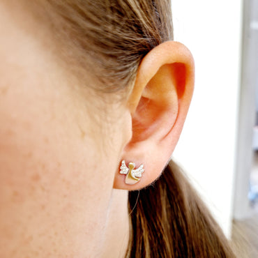 Angelica Children Sterling Silver Earrings