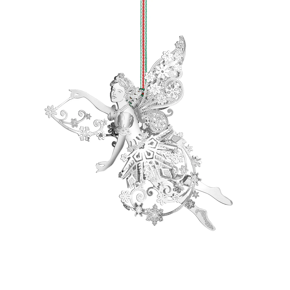 Silver Fairy Christmas Tree Decoration by Newbridge