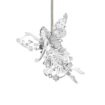 Silver Fairy Christmas Tree Decoration by Newbridge