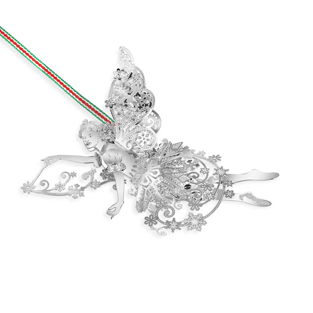 Silver Fairy Christmas Tree Decoration by Newbridge