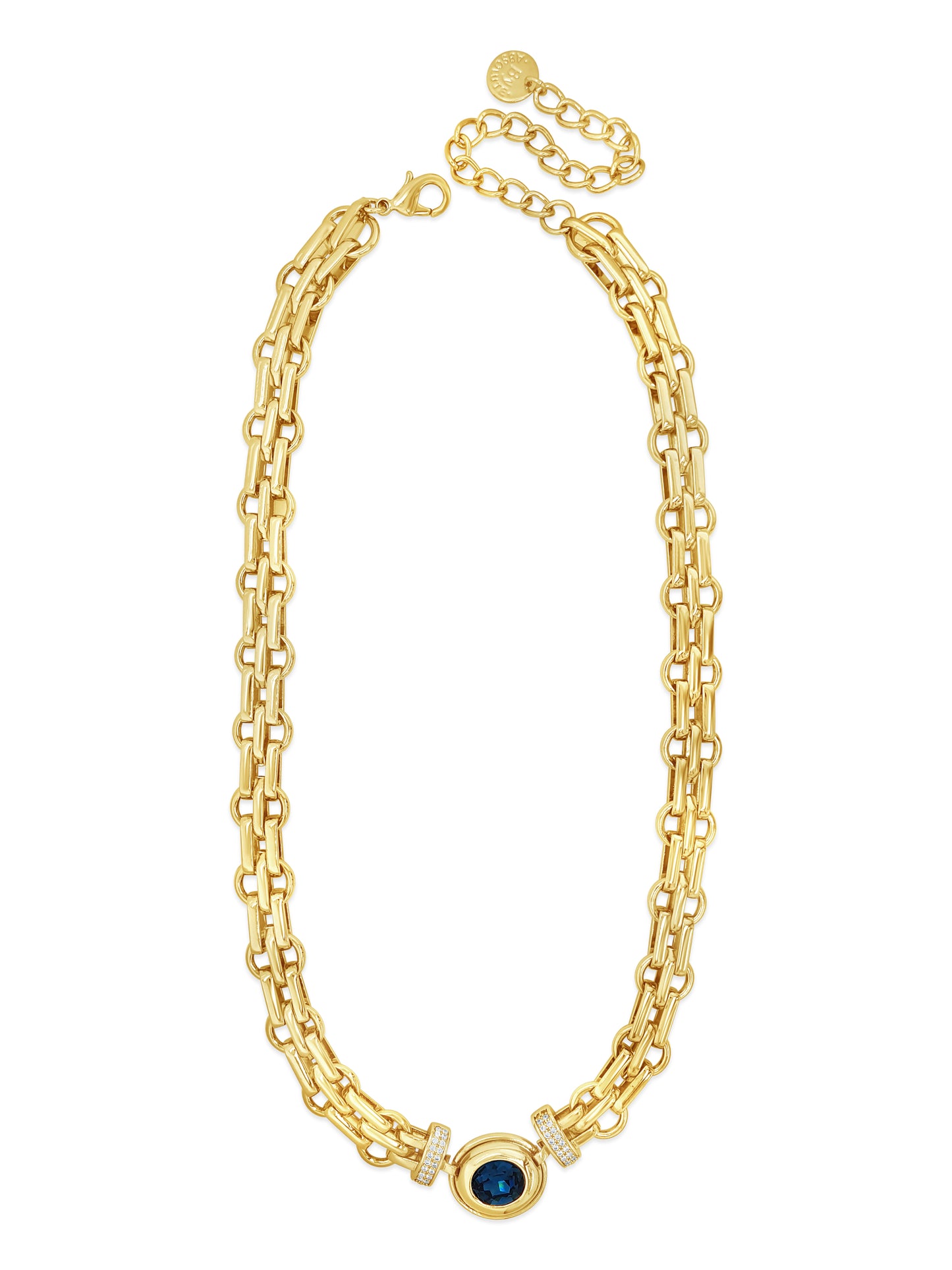 Absolute Jewellery Crystal Radiance Gold 20" Statement Necklace