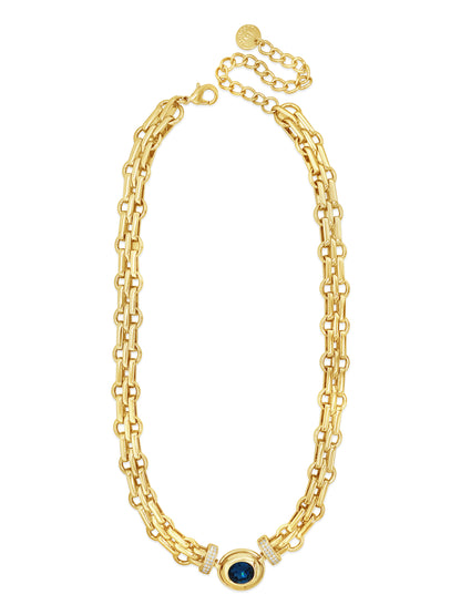 Absolute Jewellery Crystal Radiance Gold 20" Statement Necklace