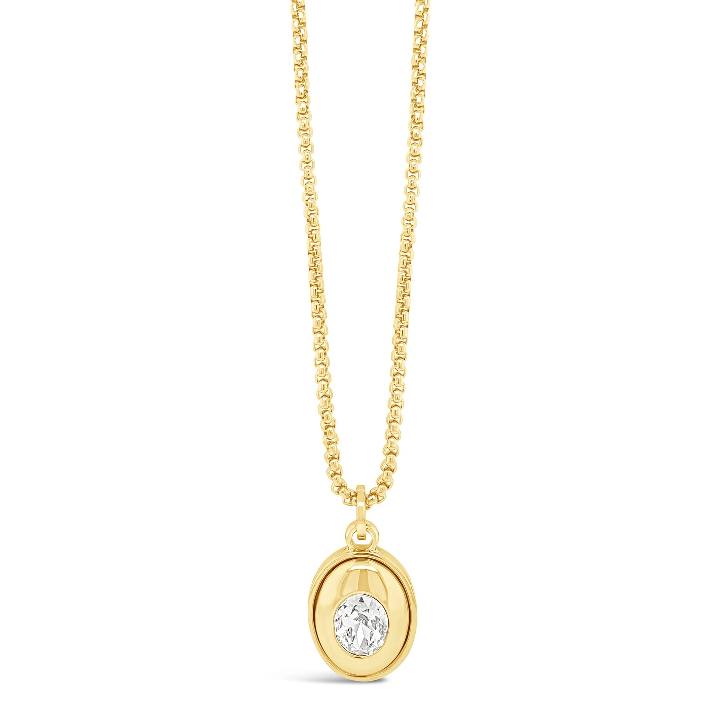 Absolute Jewellery Crystal Radiance Gold 30" Chain