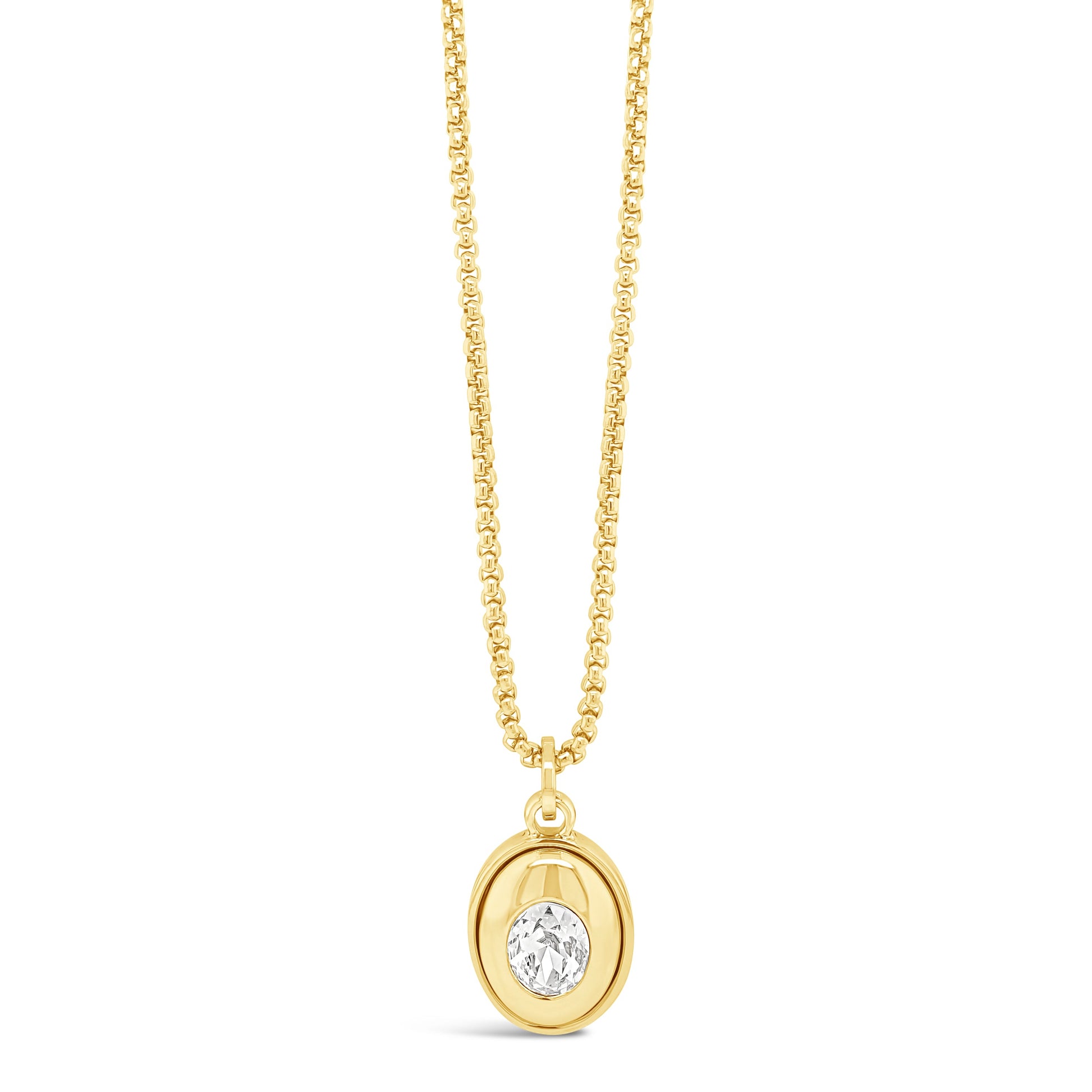 Absolute Jewellery Crystal Radiance Gold 30" Chain