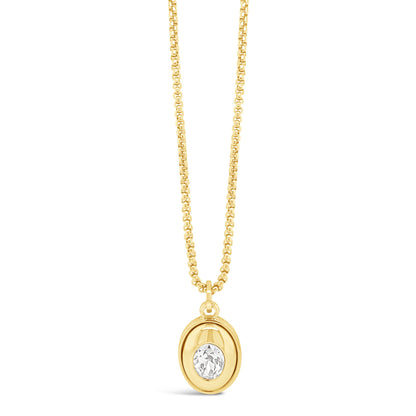 Absolute Jewellery Crystal Radiance Gold 30" Chain