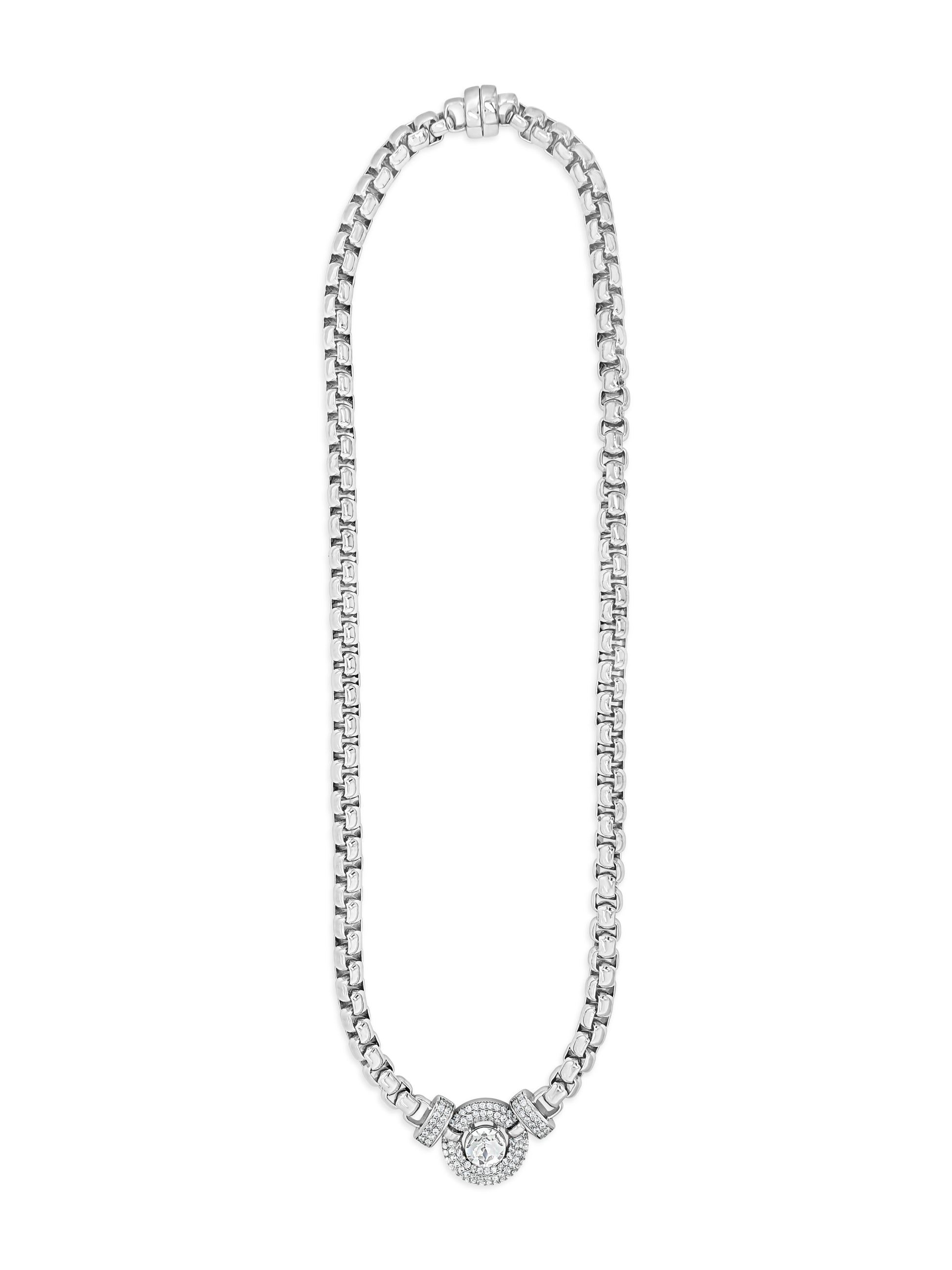 chunky silver statement chain with magnetic clasp ireland