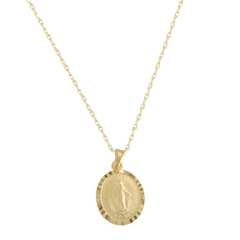 9ct Yellow Gold Miraculous Medal