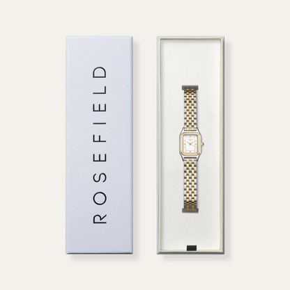Rosefield Ivy White Duotone Watch