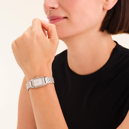 Rosefield Ivy White Duotone Watch