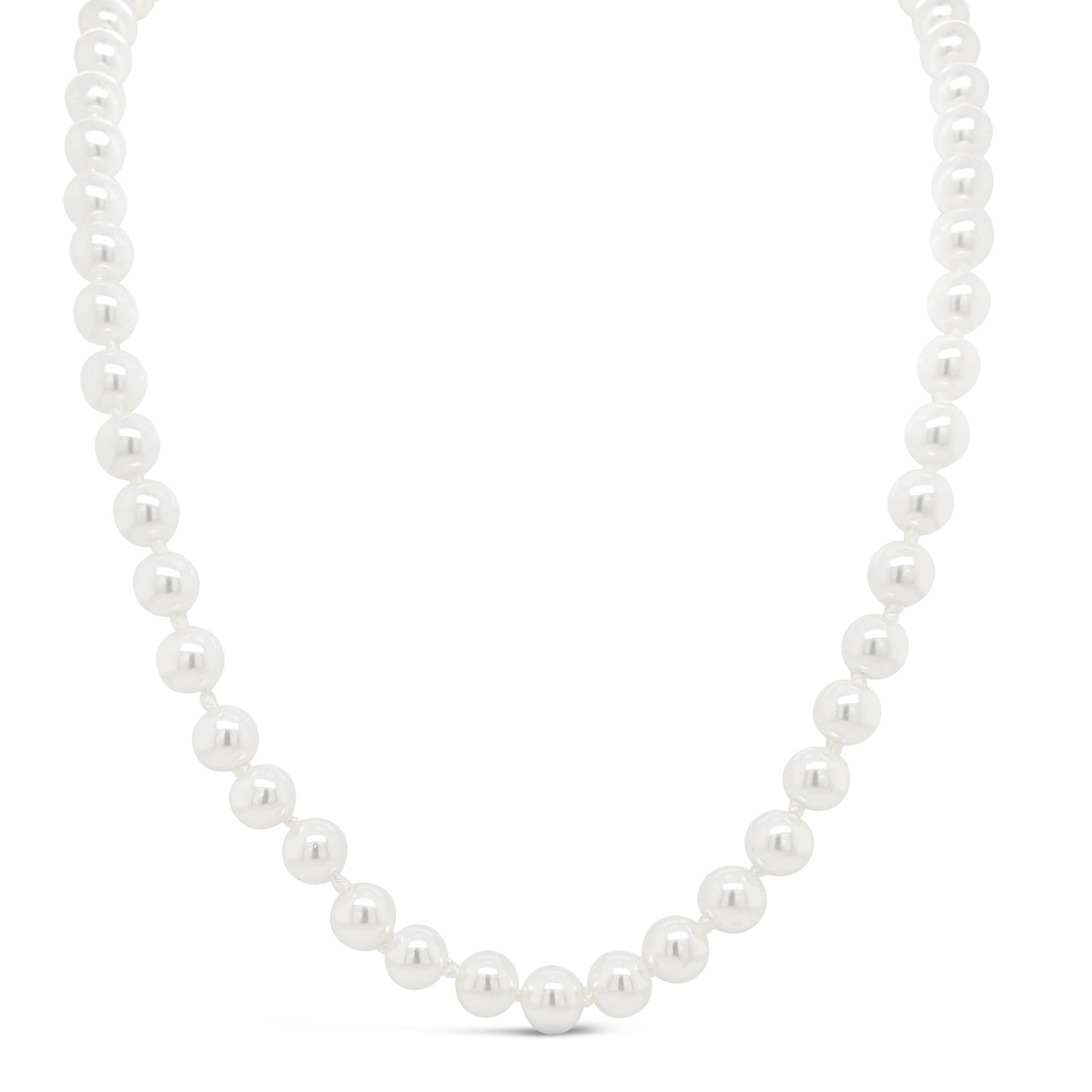 Absolute Jewellery Elegance Single-Strand Pearl Necklace 4 colours