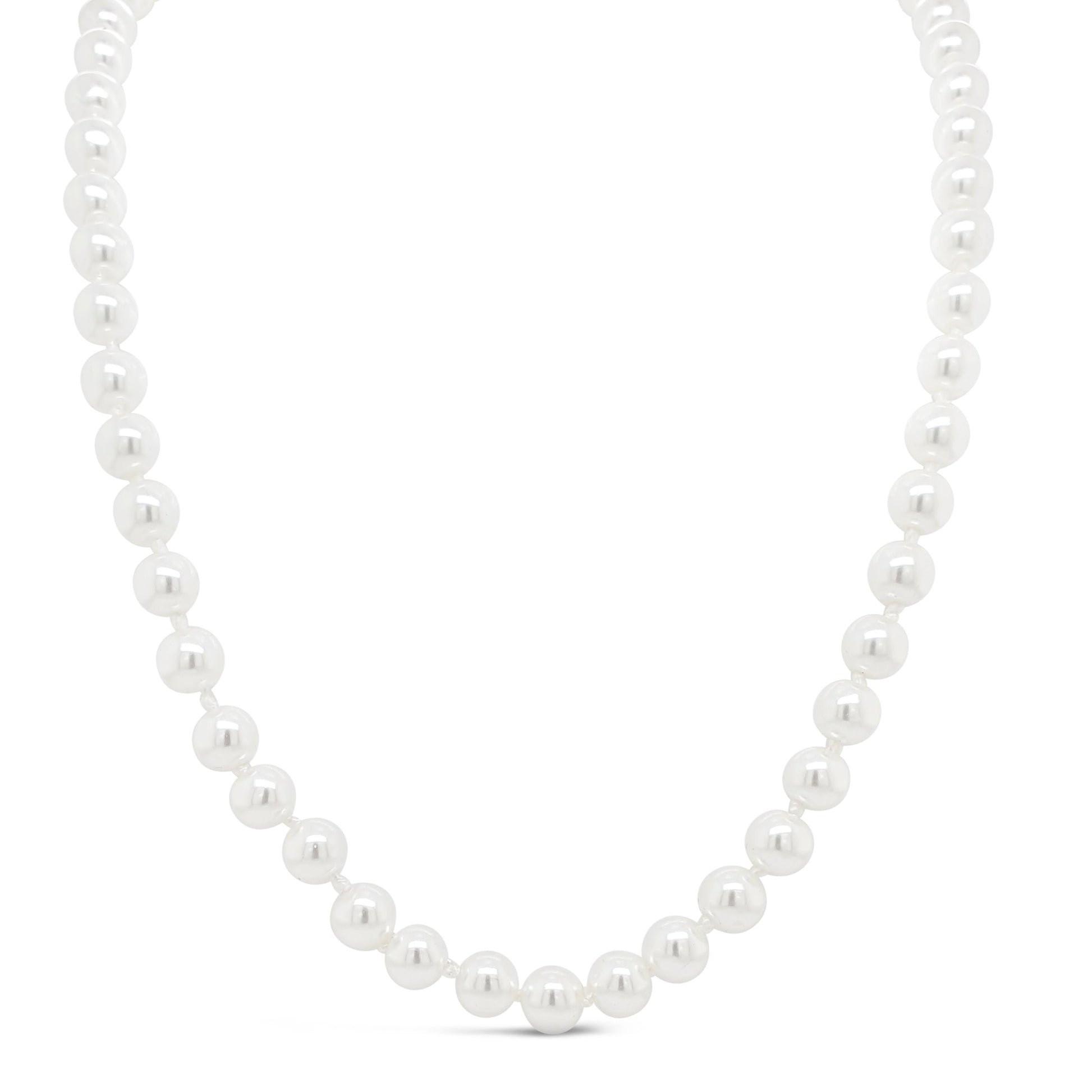Absolute Jewellery Elegance Single-Strand Pearl Necklace 4 colours