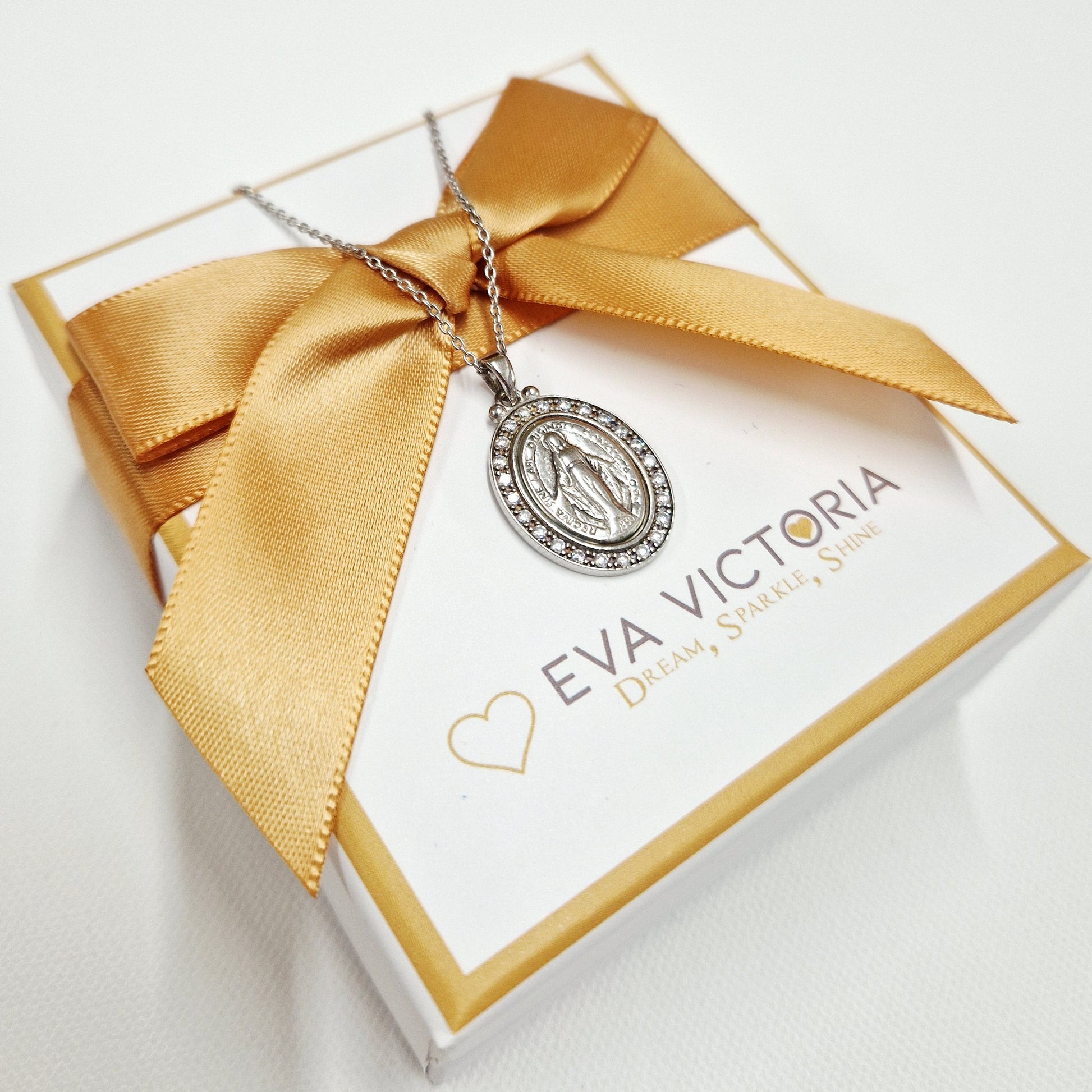 custom Sterling Silver Miraculous Medal eva victoria ireland