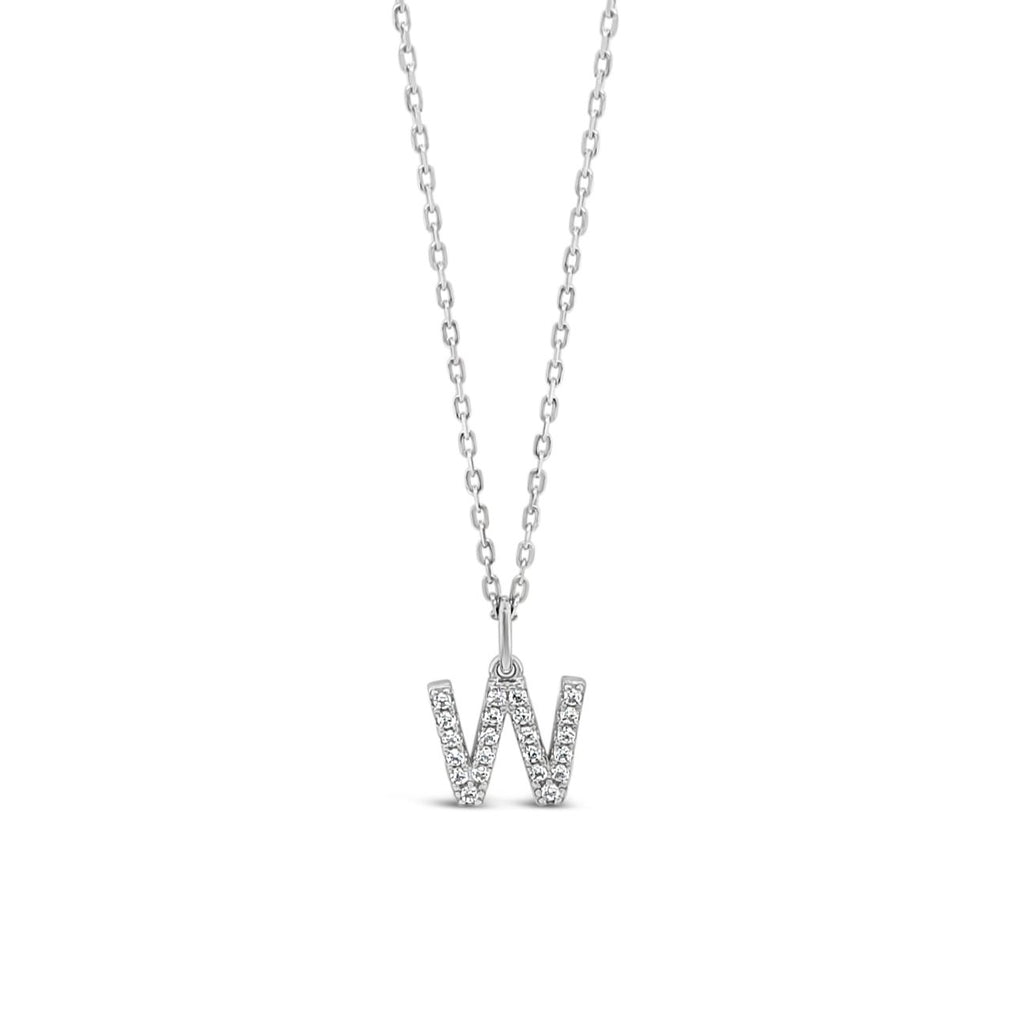 w initial pendant