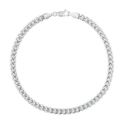 Sterling Silver 5 mm Cuban Curb Chain Bracelet