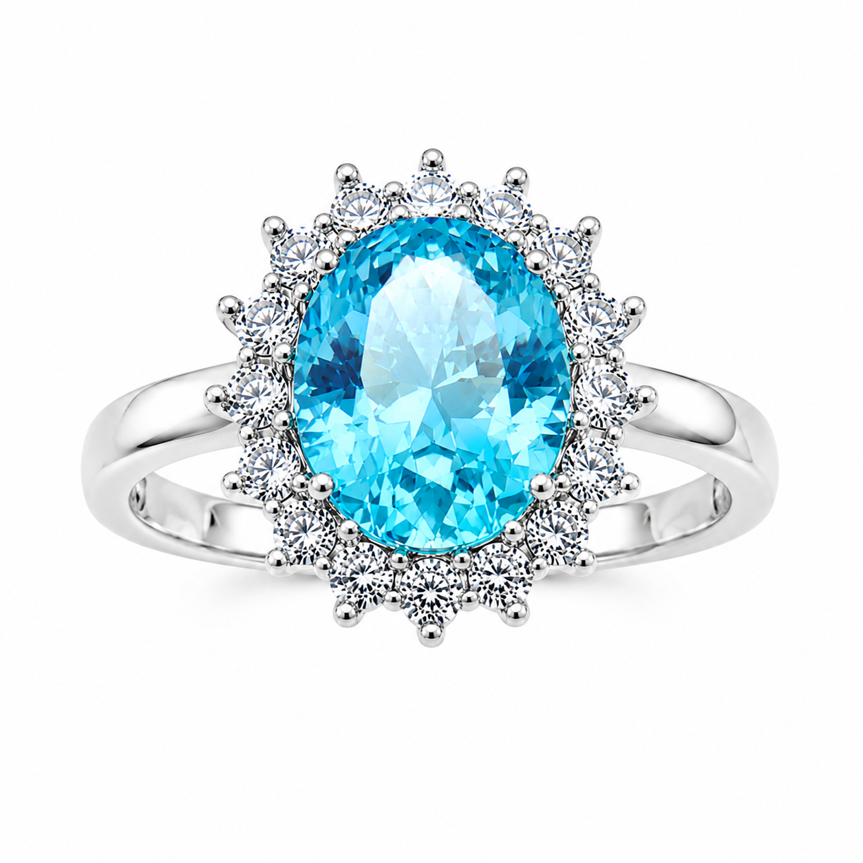 925 silver squamarine blue ring for women - eva victoria ireland