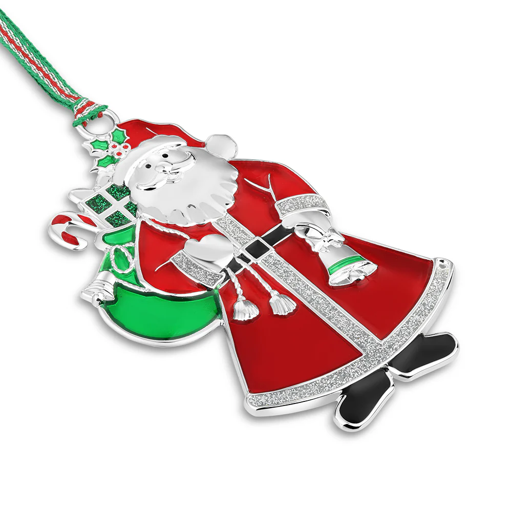 Personalised Santa Claus Christmas Tree Decoration by Newbridge
