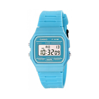 Casio F-91WC-2AEF Unisex Retro Digital Watch - Blue in ireland
