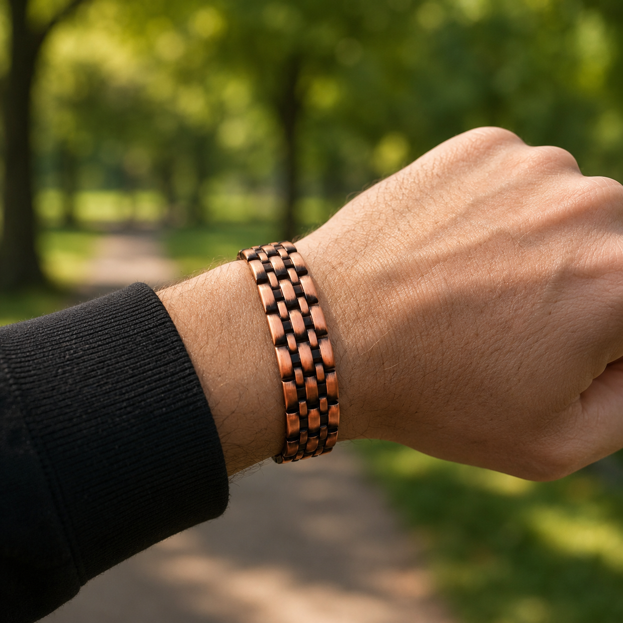 copper links bracelet with magnets for men ireland