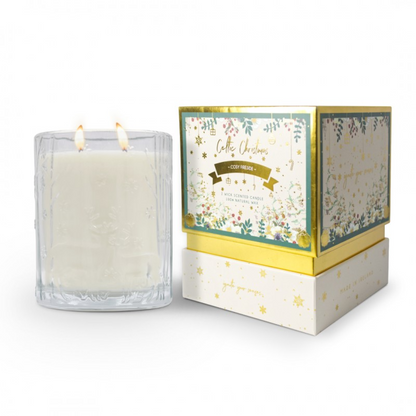 Celtic Candles Cosy Fireside 2 Wick Candle