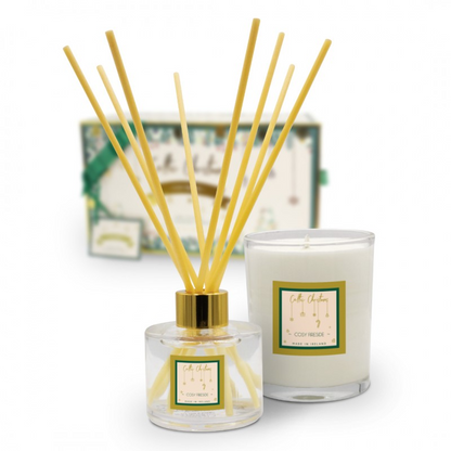 Celtic Candles Cosy Fireside Gift Set Tumbler & Reed Diffuser