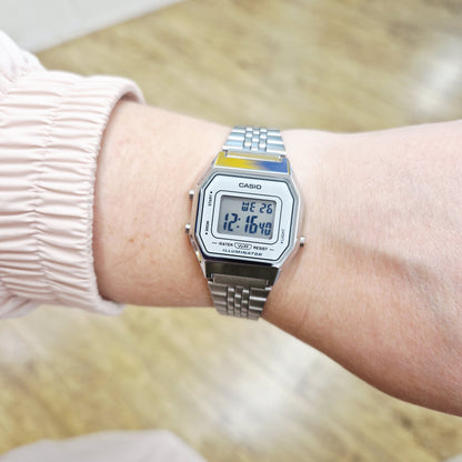 Casio LA680WEA-7EF Vintage Silver Digital Watch
