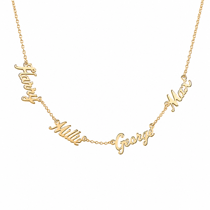 Eva Victoria Personalised Family Name Necklace for ladies in ireland