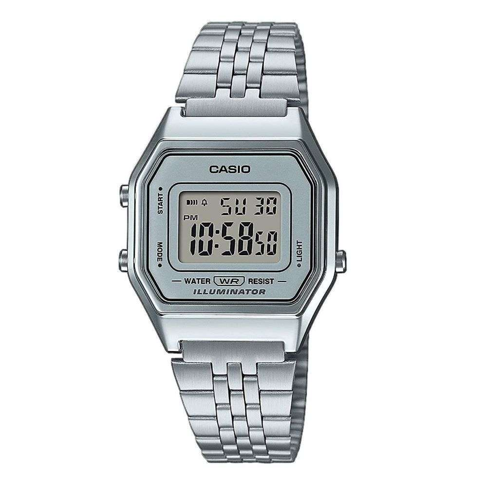Casio LA680WEA-7EF Vintage Silver Digital Watch
